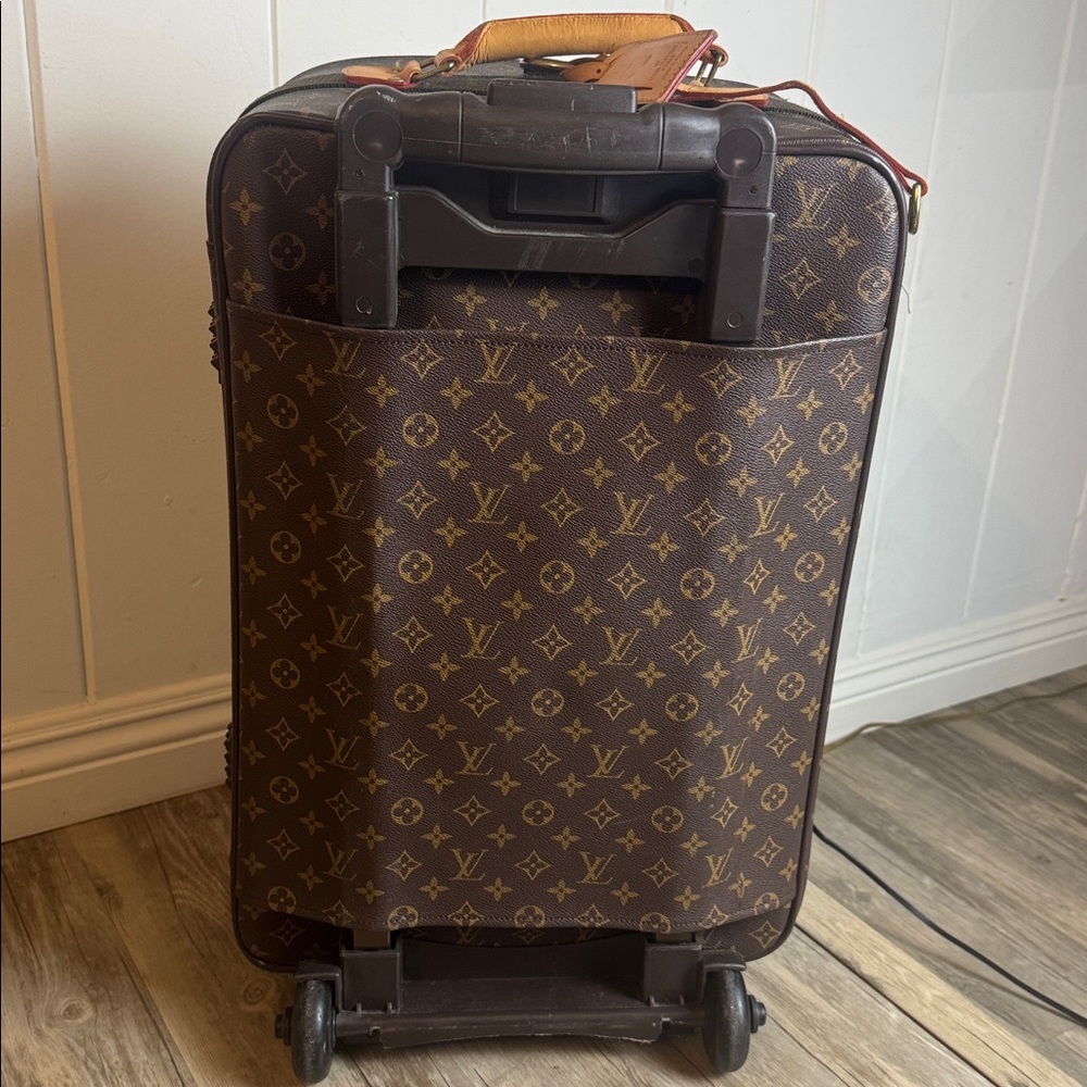LV Monogram Suitcase 24” Vachetta Missing Pulls - Picture 8 of 17